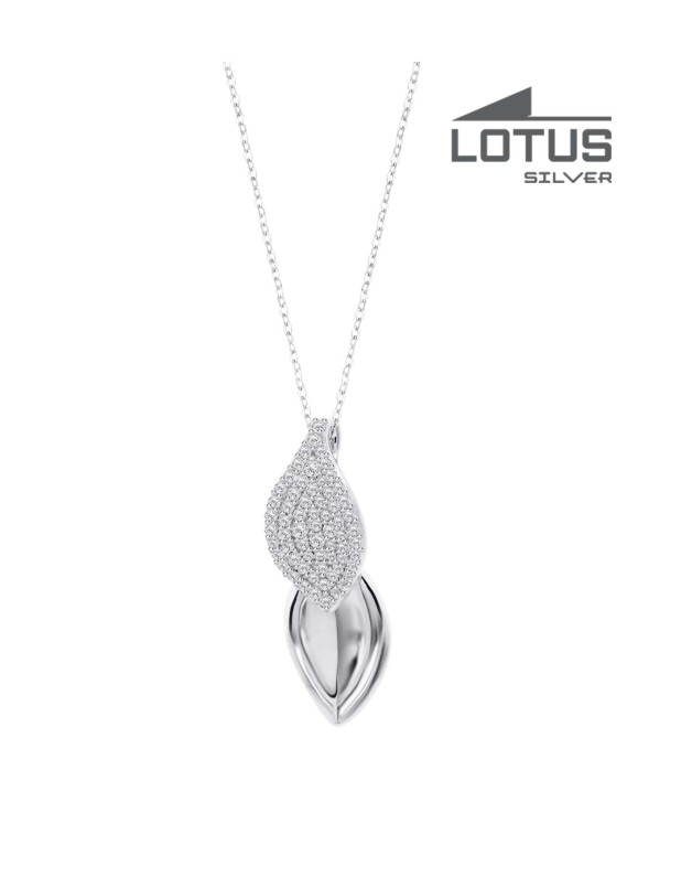 LOTUS SILVER NECKLACE